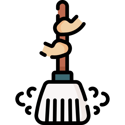 Sweeping cleaning cleaner sweeping icon