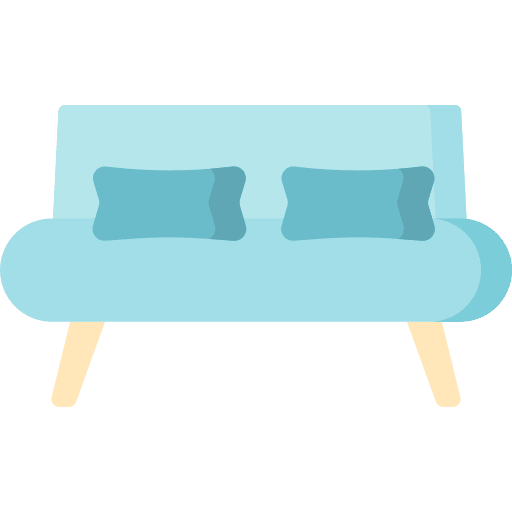 Sofa relax couch rest icon