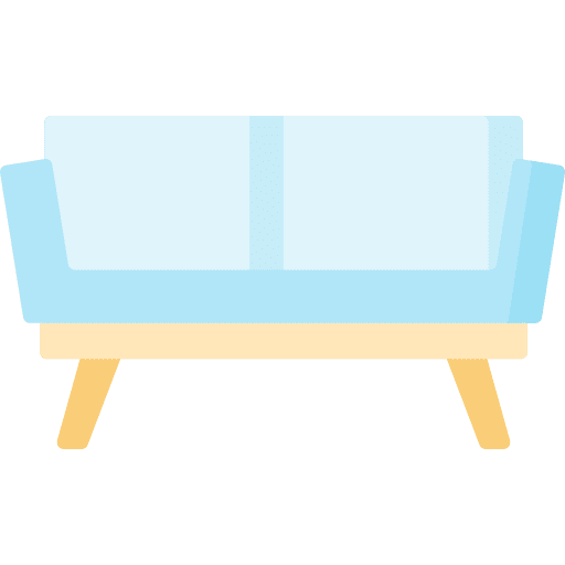Sofa relax interior furniture icon