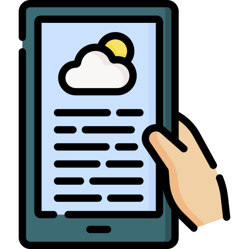 Weather forecast smartphone forecast weather app icon