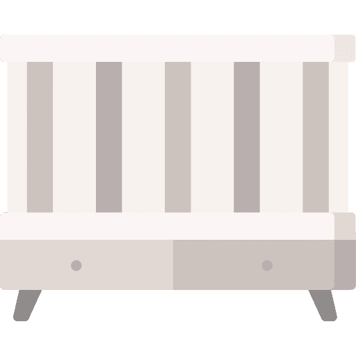 Cot home decor crib furniture and household icon