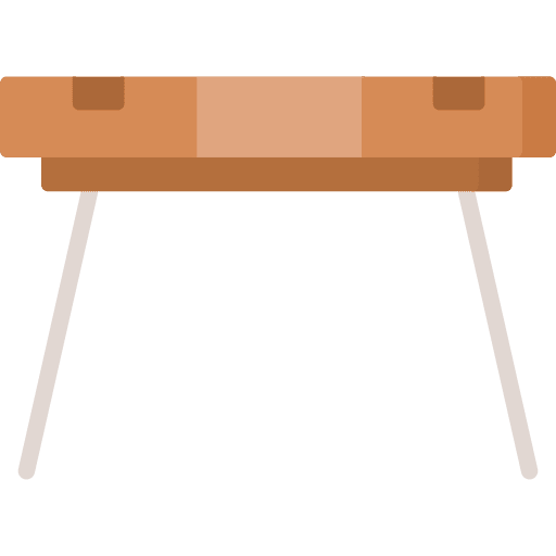 Desk desk decoration furniture and household icon