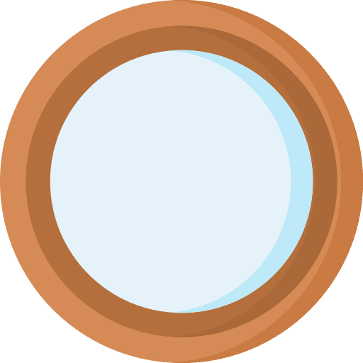 Mirror ornament frame home decoration icon