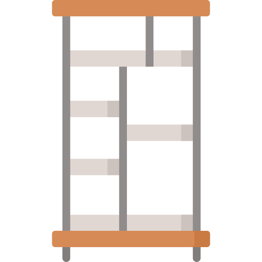 Shelves book home decoration bookcase icon