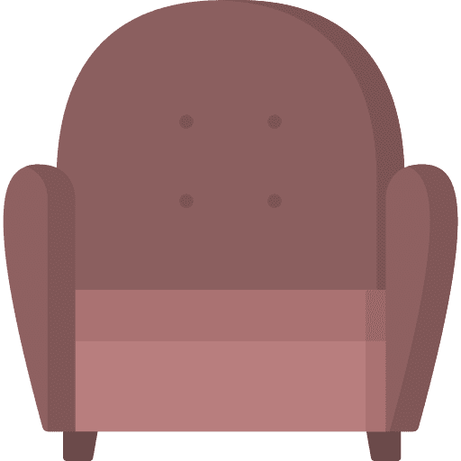 Armchair armchair furniture comfortable icon