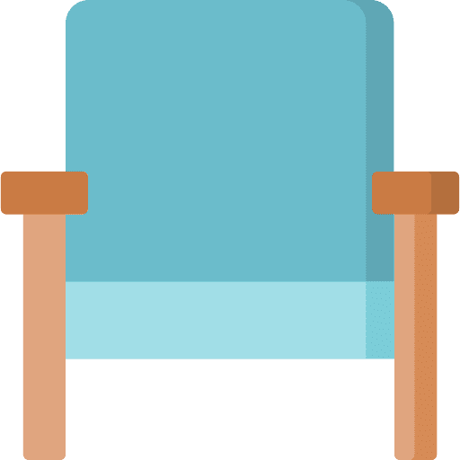 Chair comfortable adornment interior design icon