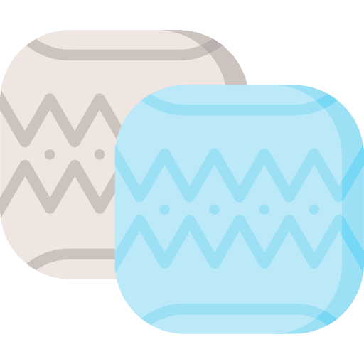 Pouf furniture household seat icon