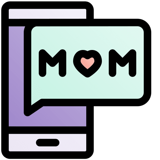 Mother day message communications mother day icon