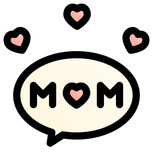 Mothers day chat chat box love and romance icon