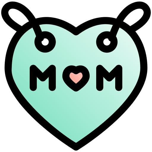 Mothers day heart miscellaneous tag icon