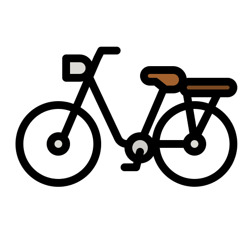 Bike exercise bicycle cycling icon