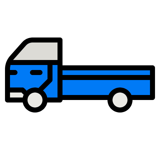 Mini truck mini truck transportation vehicle icon