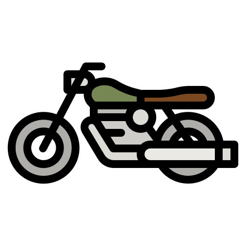 Motorcycle motorcycle motor sports transportation icon