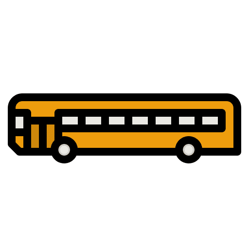 School bus vehicle travel school bus icon
