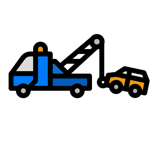 Tow truck transportation tow truck vehicle icon