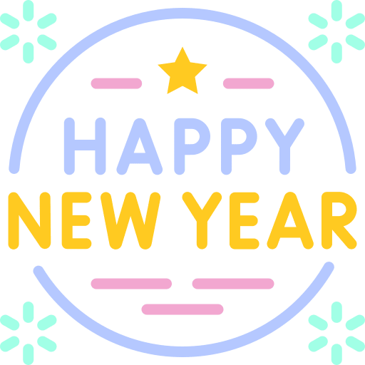 Happy new year celebration celebrate happy new year icon