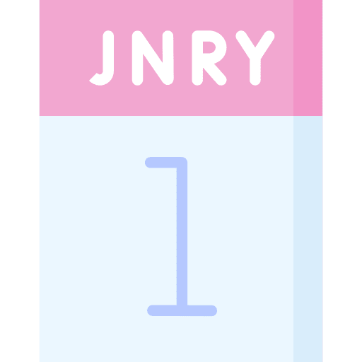 Calendar day celebration calendar icon