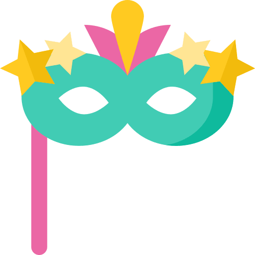 Eye mask party fashion birthday and party icon