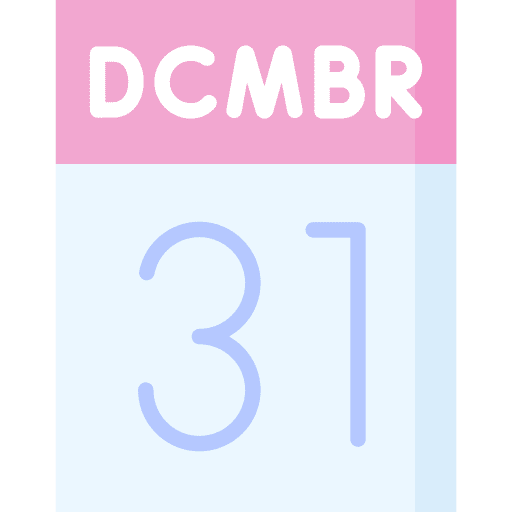 Calendar celebration event 31 icon