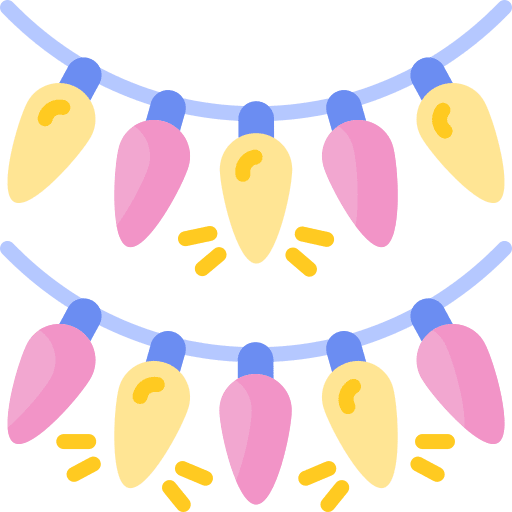 Light bulb decoration light bulb illumination icon