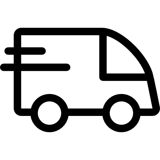 Delivery truck trucking van deliver icon