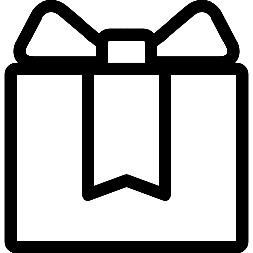 Gift deliver box pack icon