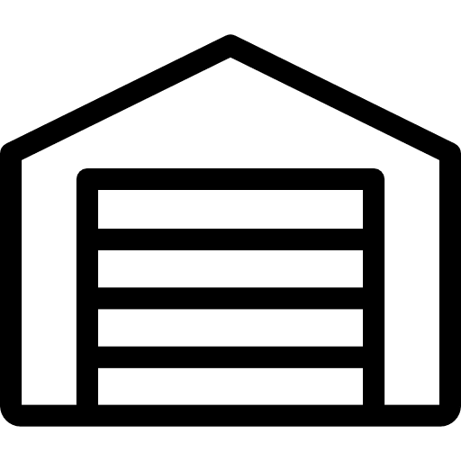 Storage building door storage icon