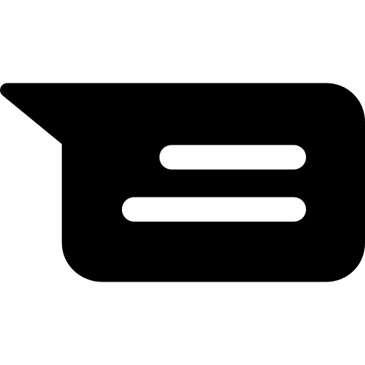 Chat speech bubble interface chatting icon