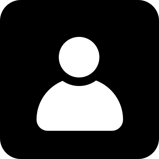 Contact square button avatar icon