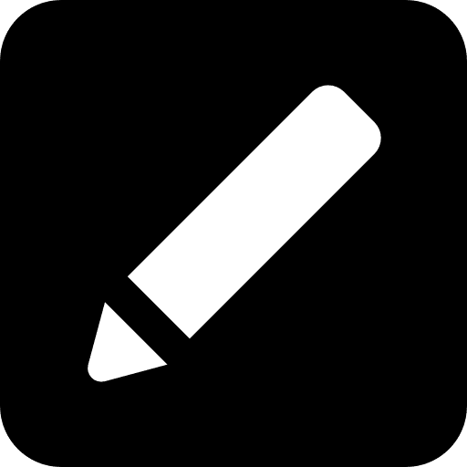 Edit writing pen register icon