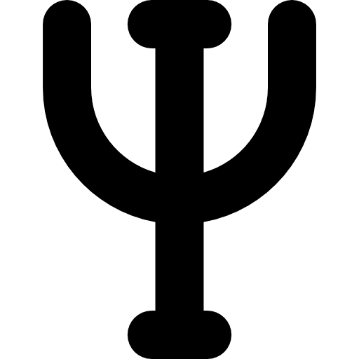 Psi letter alphabet greek icon