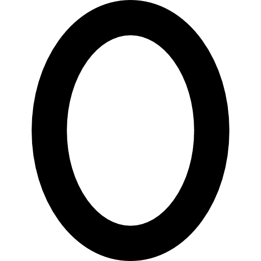 Omicron language capital letter greek icon