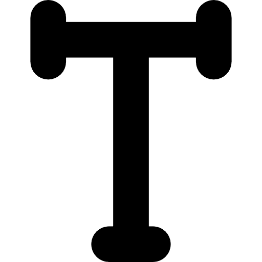Tau capital letter language letter icon
