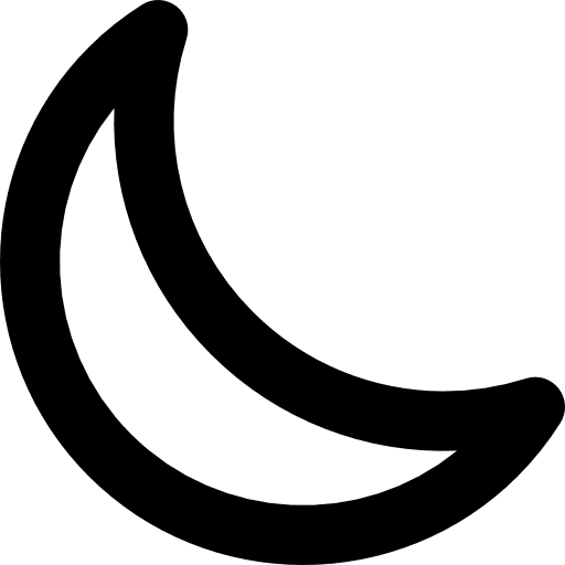 Moon sign moon satellite icon