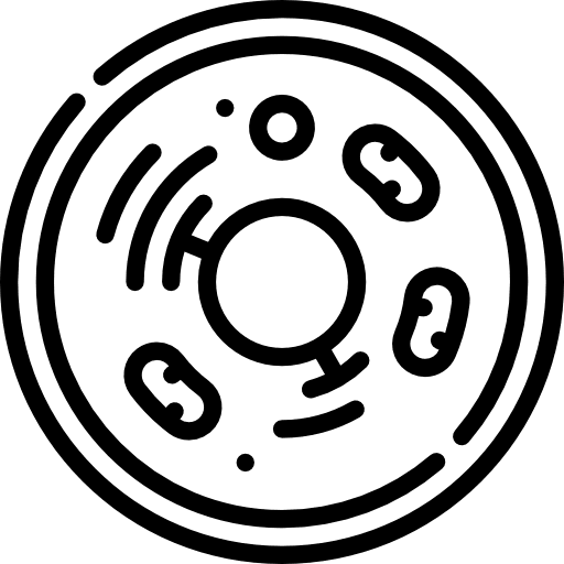 Cell science cell biological icon