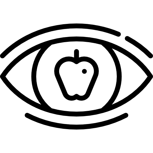 Observation apple education optical icon