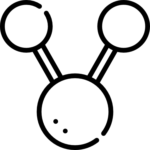 Molecule education biology molecule icon