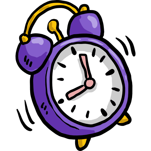 Alarm clock timer tools and utensils time icon