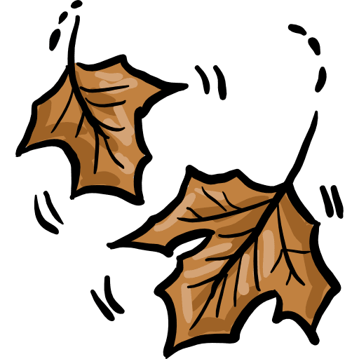 Autumn leaf autumn maple icon