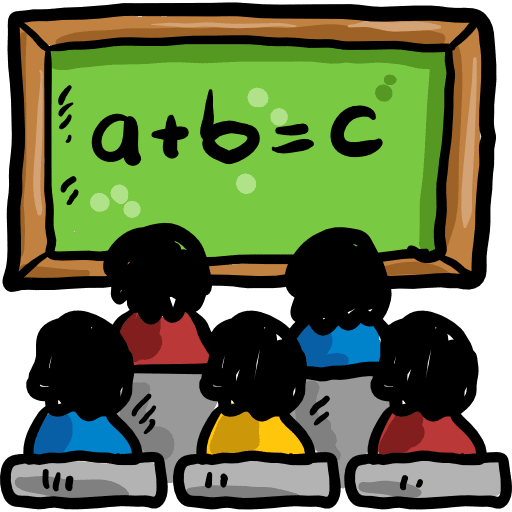 Chalkboard education blackboard classroom icon