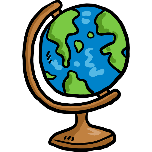 Earth globe earth grid earth globe maps and flags icon