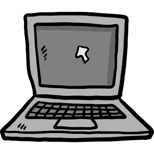 Laptop technology electronics computer icon