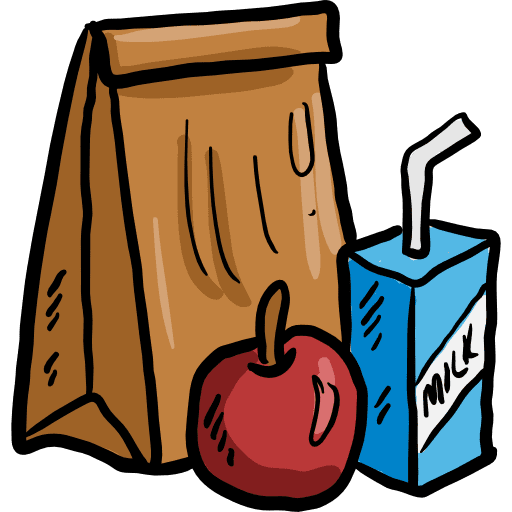 Lunch dinner school lunch food icon