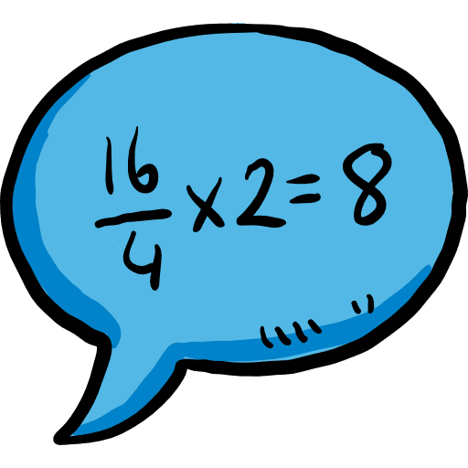 Speech bubble conversation education answer icon