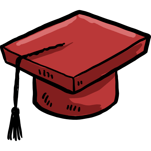 Mortarboard mortarboard academic education icon