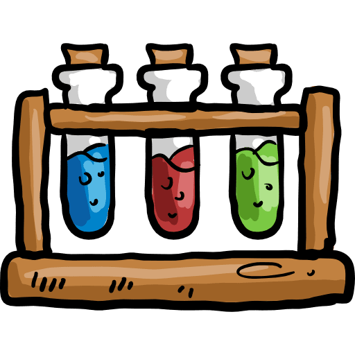 Test tubes science test tube chemical icon