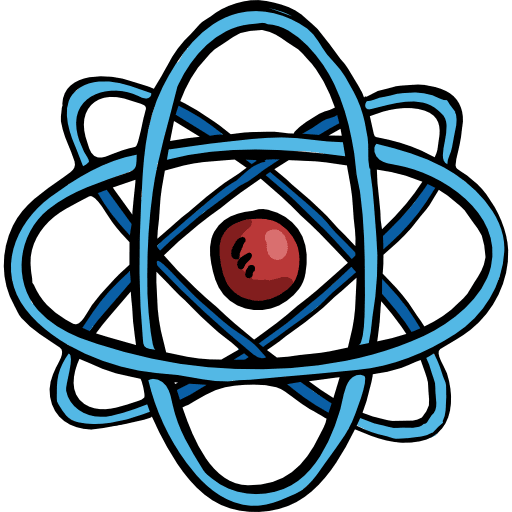 Physics atomic science physics icon