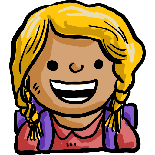 Student education girl avatar icon