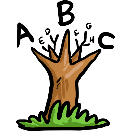 Alphabet abc education alphabet icon