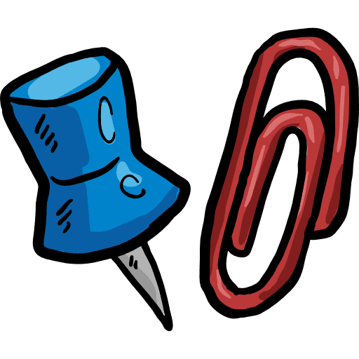 Attachment attachment education push pin icon
